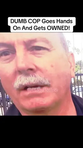 #DUMB COP Goes Hands On And Gets OWNED! 