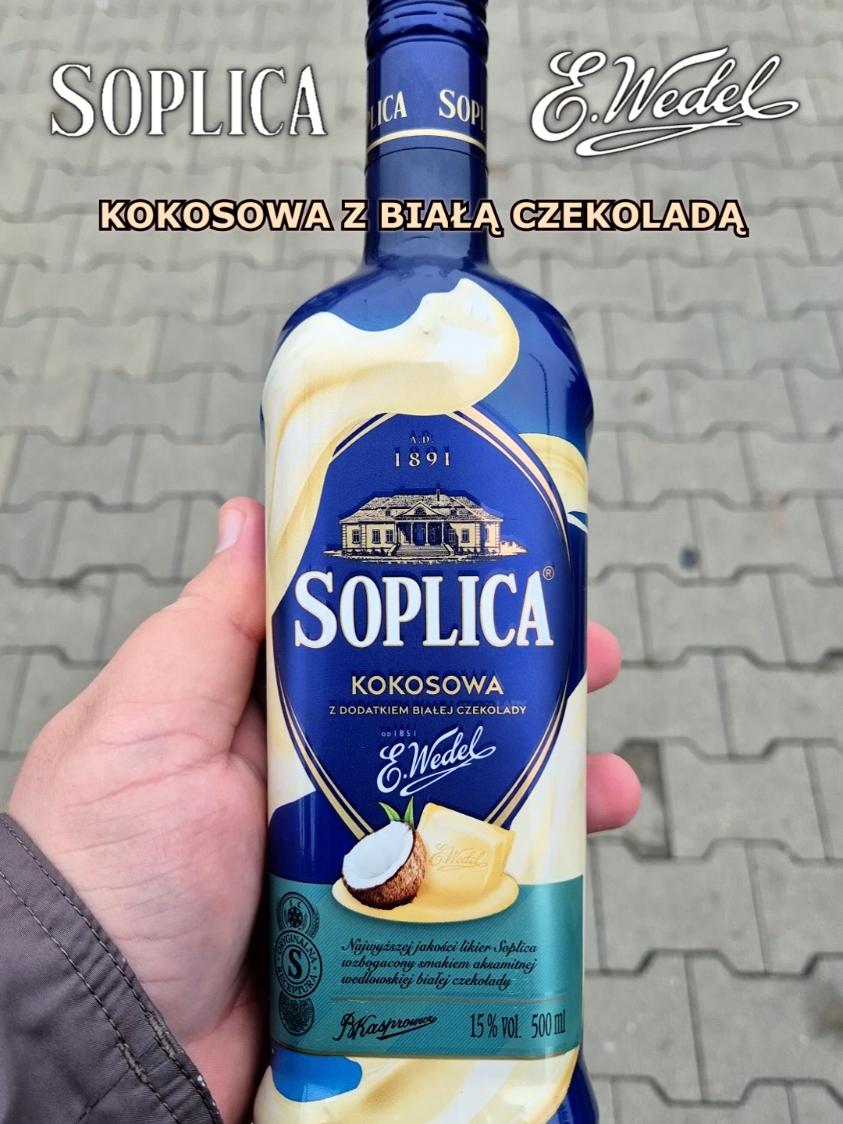 Likier Soplica x E.Wedel o smaku kokosowym z białą czekoladą 🥥🤍 #soplica #soplicawedel #wedel #nowość #soplicakokos #soplicakokosowa #sticzu #sticzu_yt #sticzuyt 