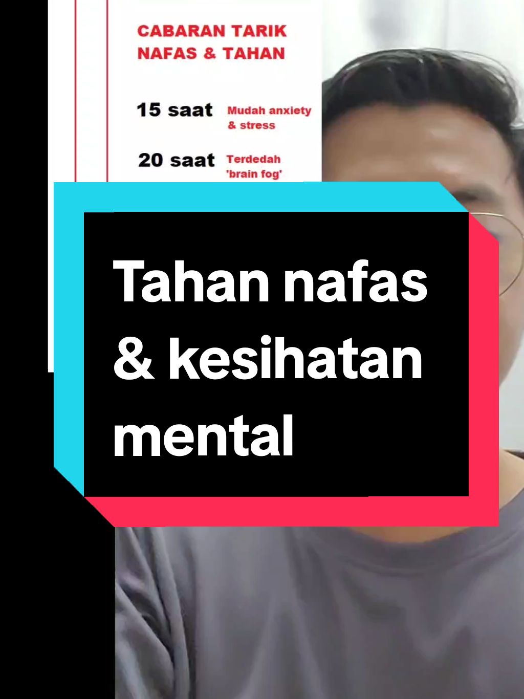 Disclaimer: Jangan tahan nafas jika tak mampu. This is just for fun and may not directly relate to your current mental health condition. However, breath control is closely tied to stress, anxiety, and overall mental well-being.