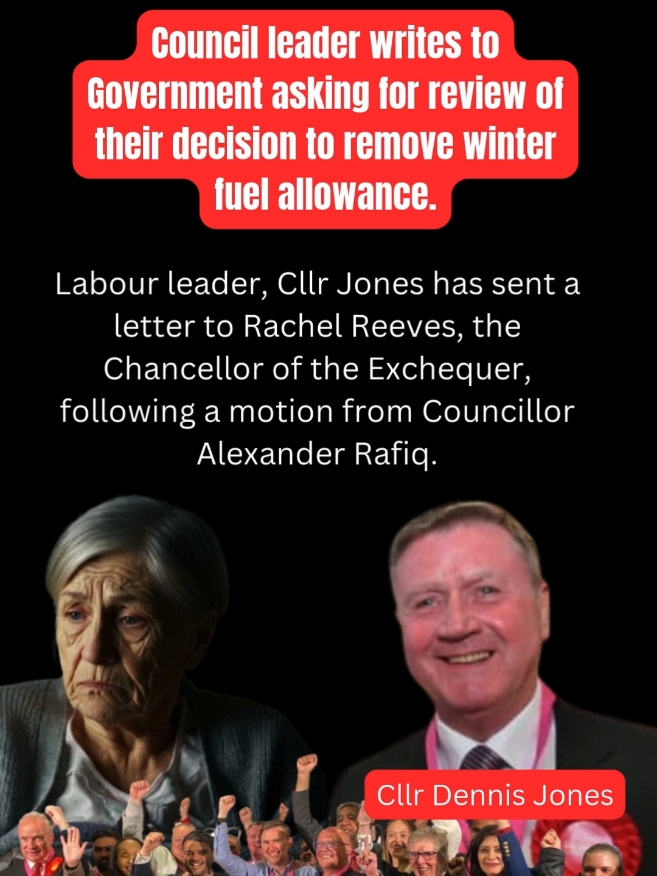 #CllrDennisJones #Peterborough #PeterboroughCC #LabourParty #WinterFuelCutPboro #WinterFuelAllowance #FuelPoverty #MPs #RachelReevesMP #KeirStarmer #LabourParty #Pensioners #BlackHole #CostofLivingCrisis #WinterFuelPayments #HouseOfCommons #LabourGovernment