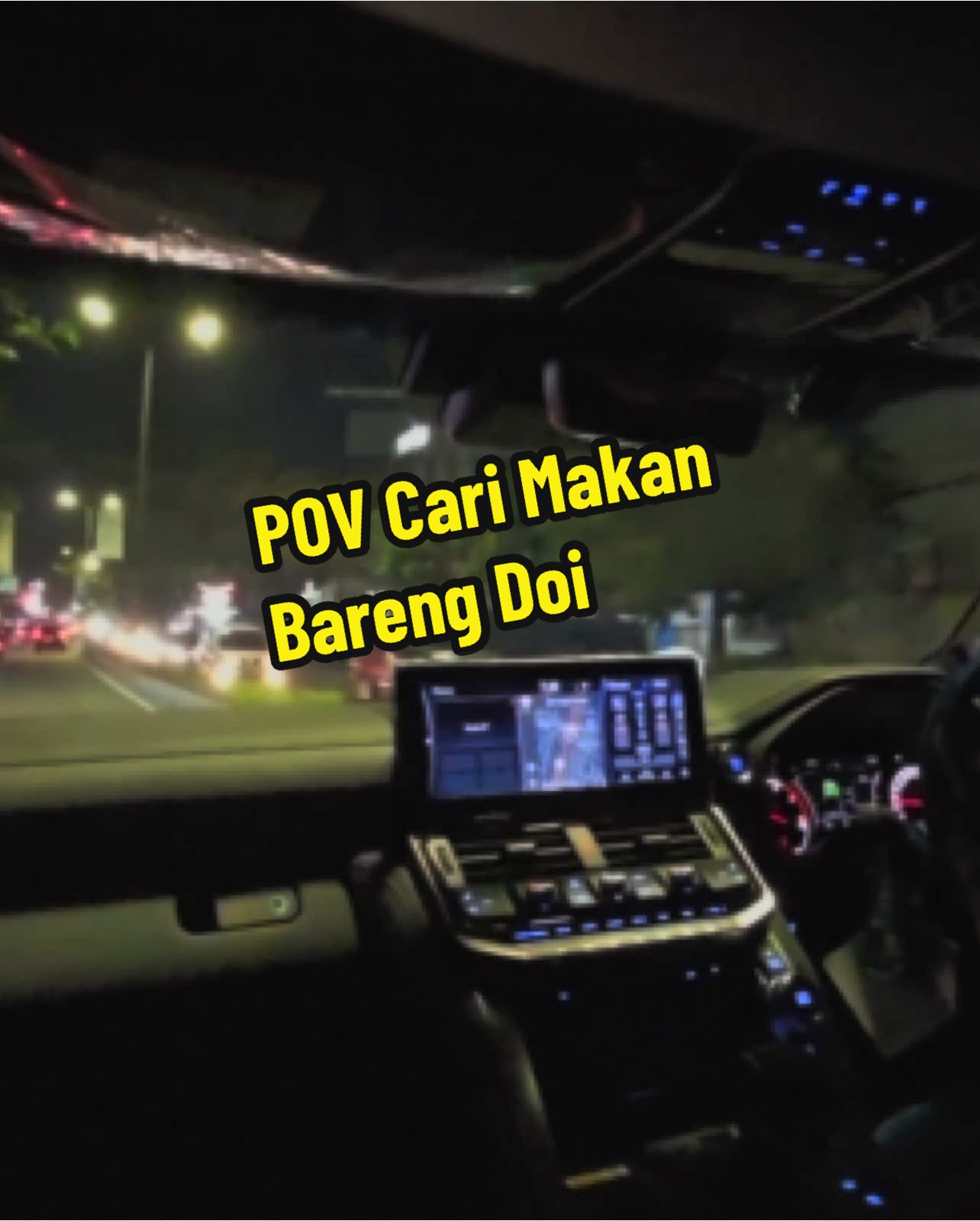 Katanya Night Driving dapat meredakan stress dan terapi untuk kesehatan mental 🫢 #pov #driving #toyota #landcruiser300 