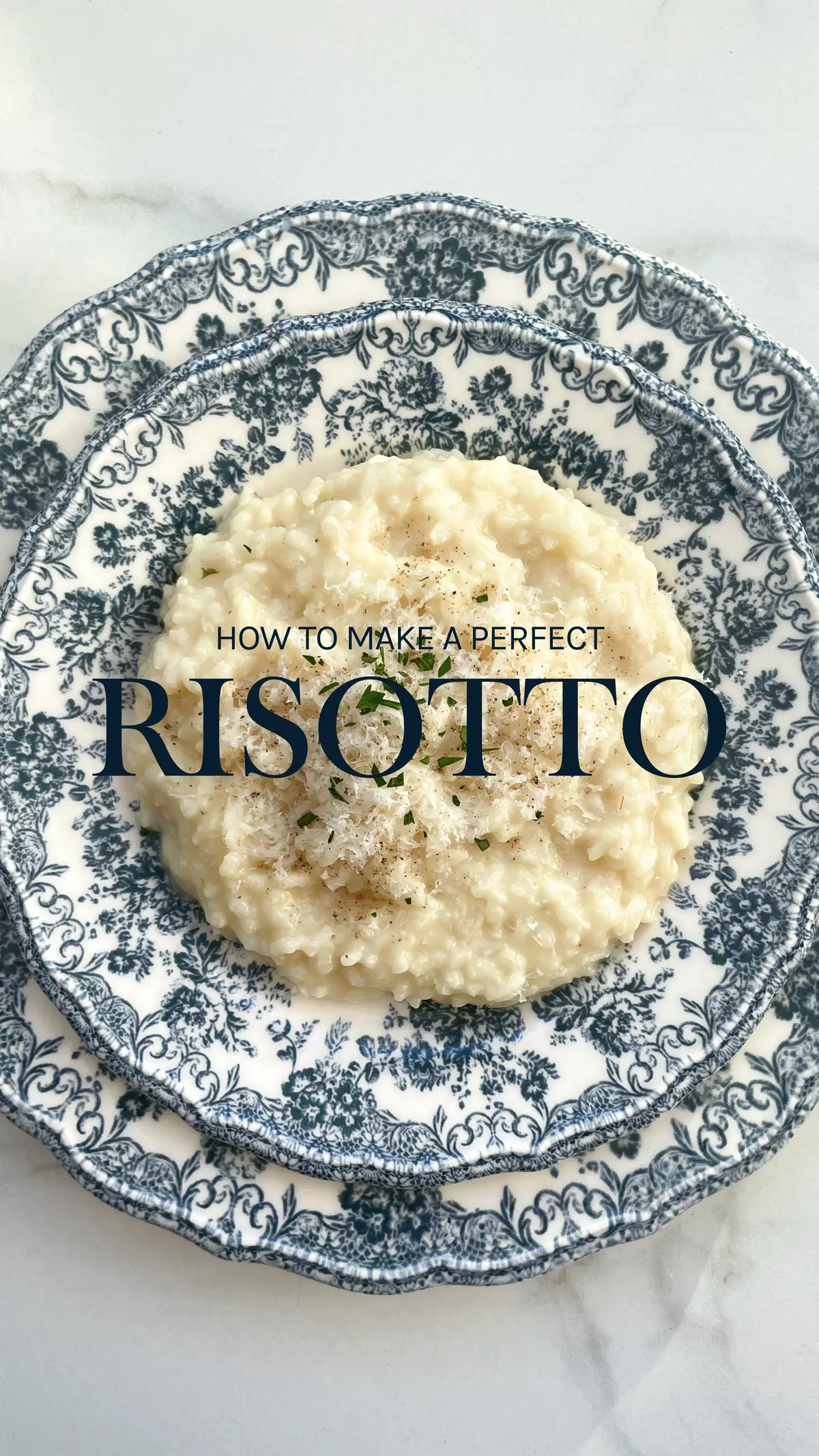 I’ve broken it down so you can whip this up without feeling intimidated. full instructions are on my blog – linked in bio 🩵 #risotto #dinnerrecipe #weeknightdinnerideas 