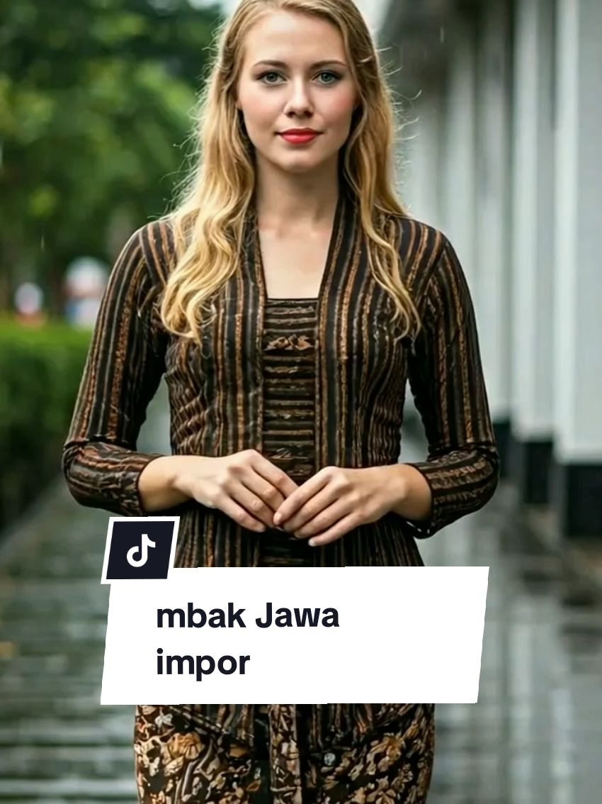 Mbak Jawa impor #bule #kebaya #batik  #surjanlurik #indonesia #viral #viralvideo #viraltiktok #fyp #foryou #foryoupage 