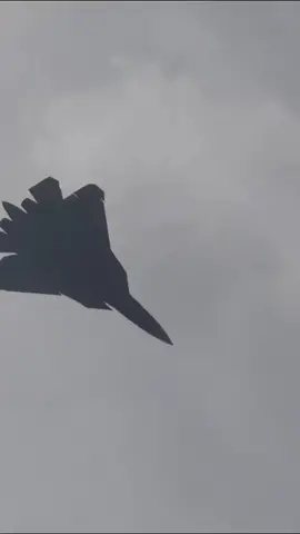 Russia's most powerful fighter jet SU57 performs a flight show at the Zhuhai Air Show#Russia #SU57 #military 