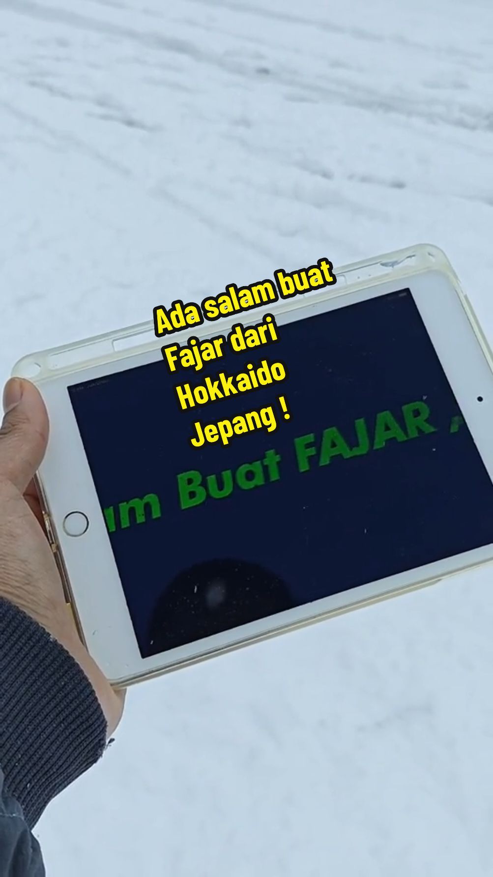Salam dari Hokkaido Jepang buat Fajar nih !! #秋のホテルキャンペーン #peternakjepang #yuki #salju #magangjepang #tokuteiginou #pejuangvisa🇲🇨🇯🇵 #北海道 #fyp 