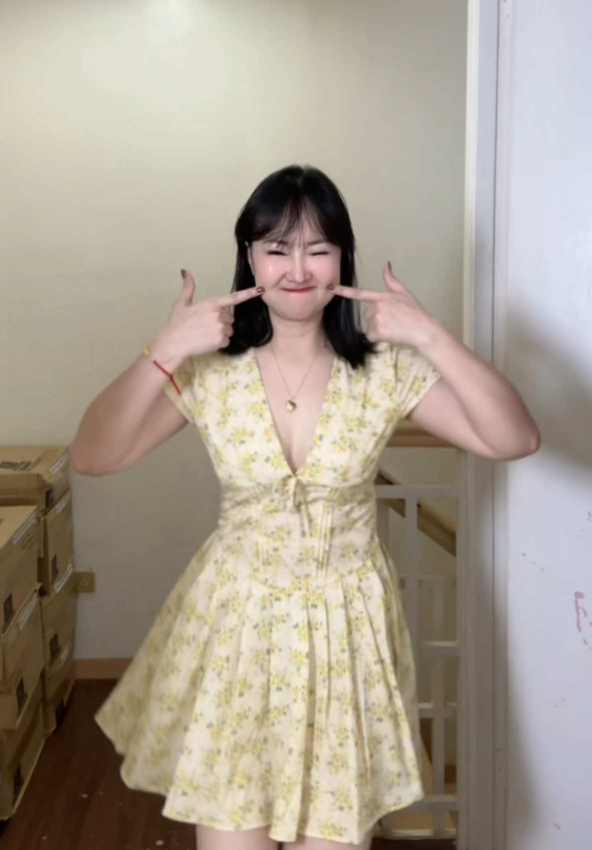 Late na sa trend na ‘to haha! Dress link in showcase #namumula #namumulabymaki #foryou #diannecasillanofellizar #yellowdress #cutedress #cute #asian 