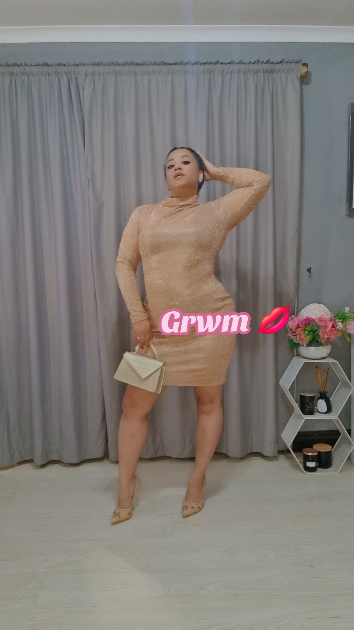 Get ready with me for a 50th. Theme: glitter and gold 🩷 #OOTD #whatiwore #grwm #style #nixidee #phatgalfashion #fashion #fashiontiktok #glitterandgold  #goldoutfit  #TikTokFashion #latenightswithnixi #capetowngirlinjohannesburg #capetoniangirl #jozigurl #nothingbutlekkervibes #nixiforpresident #deardiarylovenixi #youredopeacceptit #ilooklekker #myvibemydecision #thevixen🦊 #imjustlekker