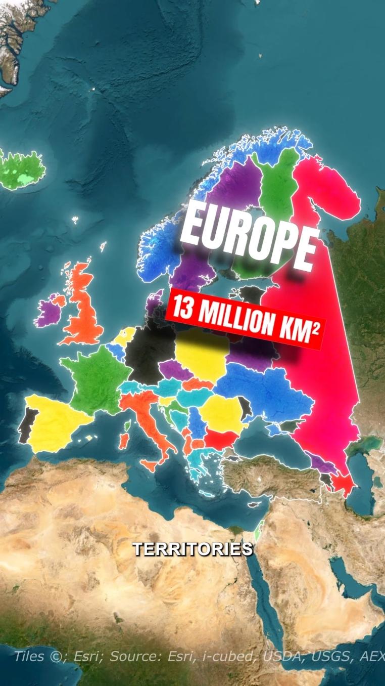 Which Continent Has the Most Countries? #ocean #europe #africa #europ #map #geography #facts #germany 