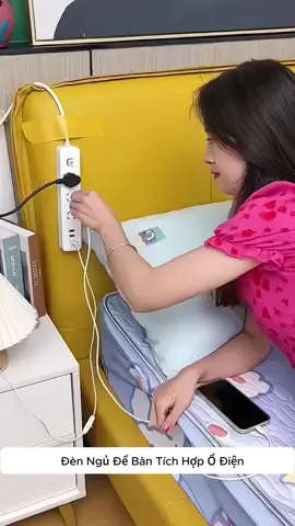 Đèn ngủ tích hợp ổ điện