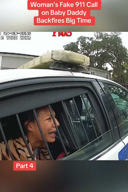 Woman’s Fake 911 Call on Baby Daddy Backfires Big Time #cops #police #viral #crimestories #crime 