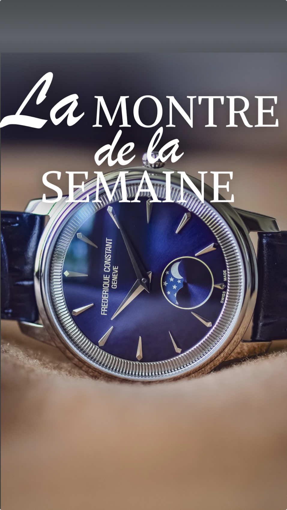 ⌚️🌝 Cette montre ne quitte plus mon poignet.  Cette semaine, en collaboration avec @Ocarat on parle de la sublime Frédérique Constant MONETA.  Une phase de lune, abordable !  #montre #horlogerie #montredeluxe #outfit #moneta #frederiqueconstant 
