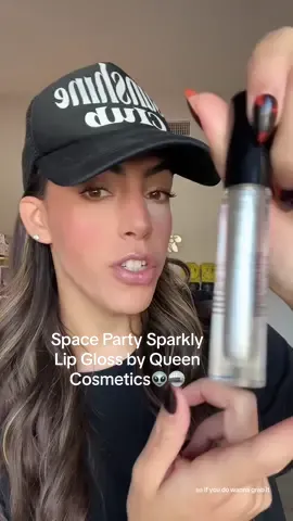 Replying to @PNW VIRGO 3 It’s my current favorite lip gloss by @Queencosmetics in color Space Party 👽🪩 if youve never tried their sparkle gloss you HAVE TO! #queencosmetics #lipgloss #lips #lipcombo #glossylips #makeupmusthaves #tiktokshop #tiktokshopfinds #tiktokshopblackfriday #tiktokshopcybermonday #tiktokshopholidayhaul #falldealsforyou #christmasgiftsforher #stockingstuffers #stockingstufferideas 