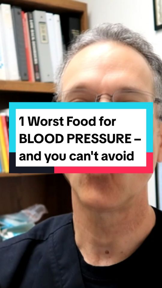 1 Worst Food for BLOOD PRESSURE – and you can't avoid it #BloodPressure #HighBloodPressure #HeartHealth #AvoidThisFood #DrMandell #HealthTips #HealthyLiving #Wellness #LowerBloodPressure #StayHealthy 