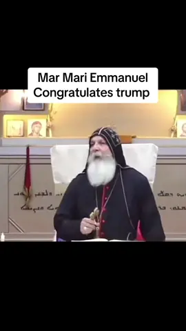 Mar Mari Emmanuel congratulates trump ❤️#beliveinGod #holybiblereading #holybible #arabic #marmariemmanuel #Godislove #God #fyp #christiantiktokcommunity #prayersneeded #preaching #Bible #prayer #trustingod❤️ 