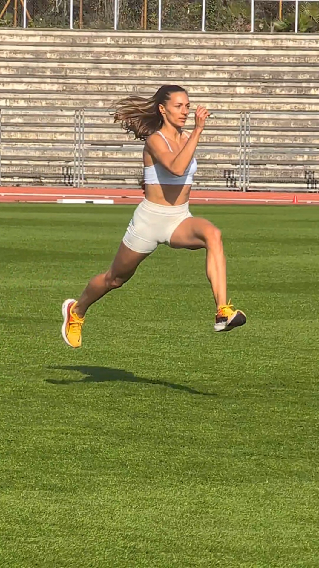 Striding and gliding on this banger🔥 #dance #trackandfield  #Running #drills #sports 