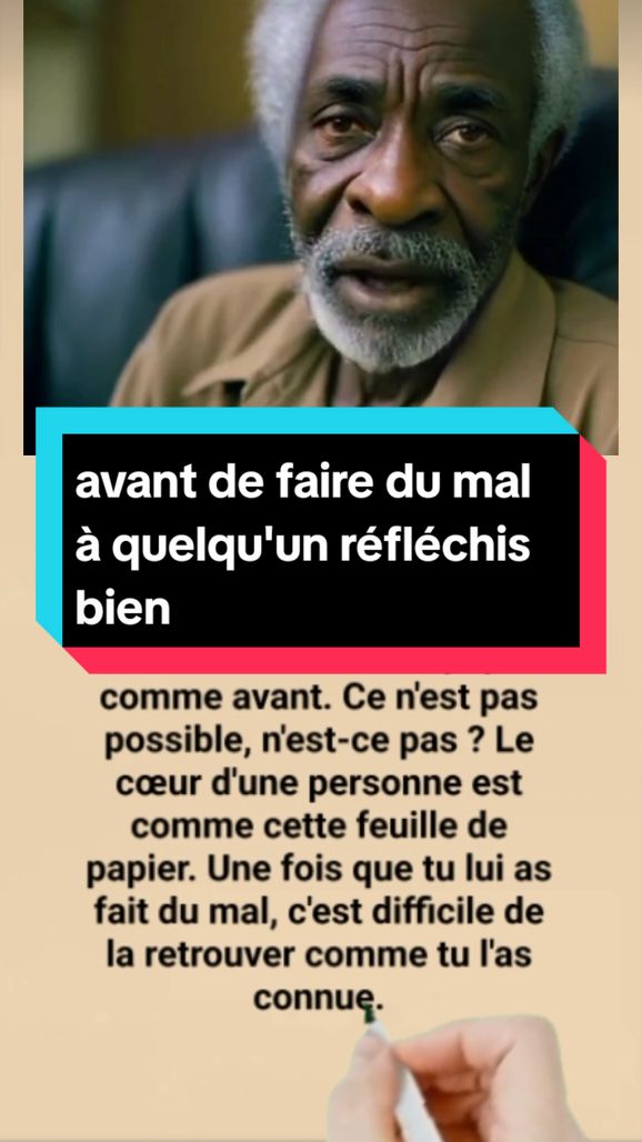 avant de faire du mal à quelqu'un réfléchis bien #sagesse #parole #conseils #motivation #inspiration #france #français 