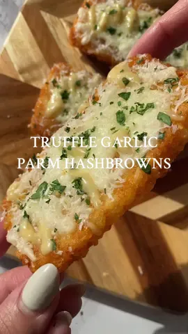 Truffle Garlic Parm Hashbrowns✨ claiming these as the new fav from my loaded hashbrown series #fyp #Recipe #creatorsearchinsights 