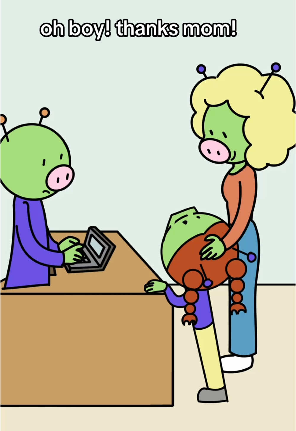 Eps 14 of animated series “Me, The Family Pet?”  #animation #animatedseries #foryoupageofficiall #cartoon #cartoonseries #funnyvideo #methefamilypetseries  Animation by Katie Farrar Voices by Emily McGonegle Helen Philips and Jeff Krause Check out the comic on Instagram at methefamilypetcomic