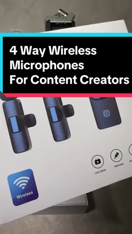 Wreless microphones 4 in 1 iPhones Android USB io PC or Mac. Zoom meeting too. These wireless microphones instantly connect to most equipment used in content creation by content creators #wirelessmicrophone #wirelesslavaliermicrophones #usbmicrophone #lightningadaptermic #usbcmicrophone #3.5mmmicadapter 