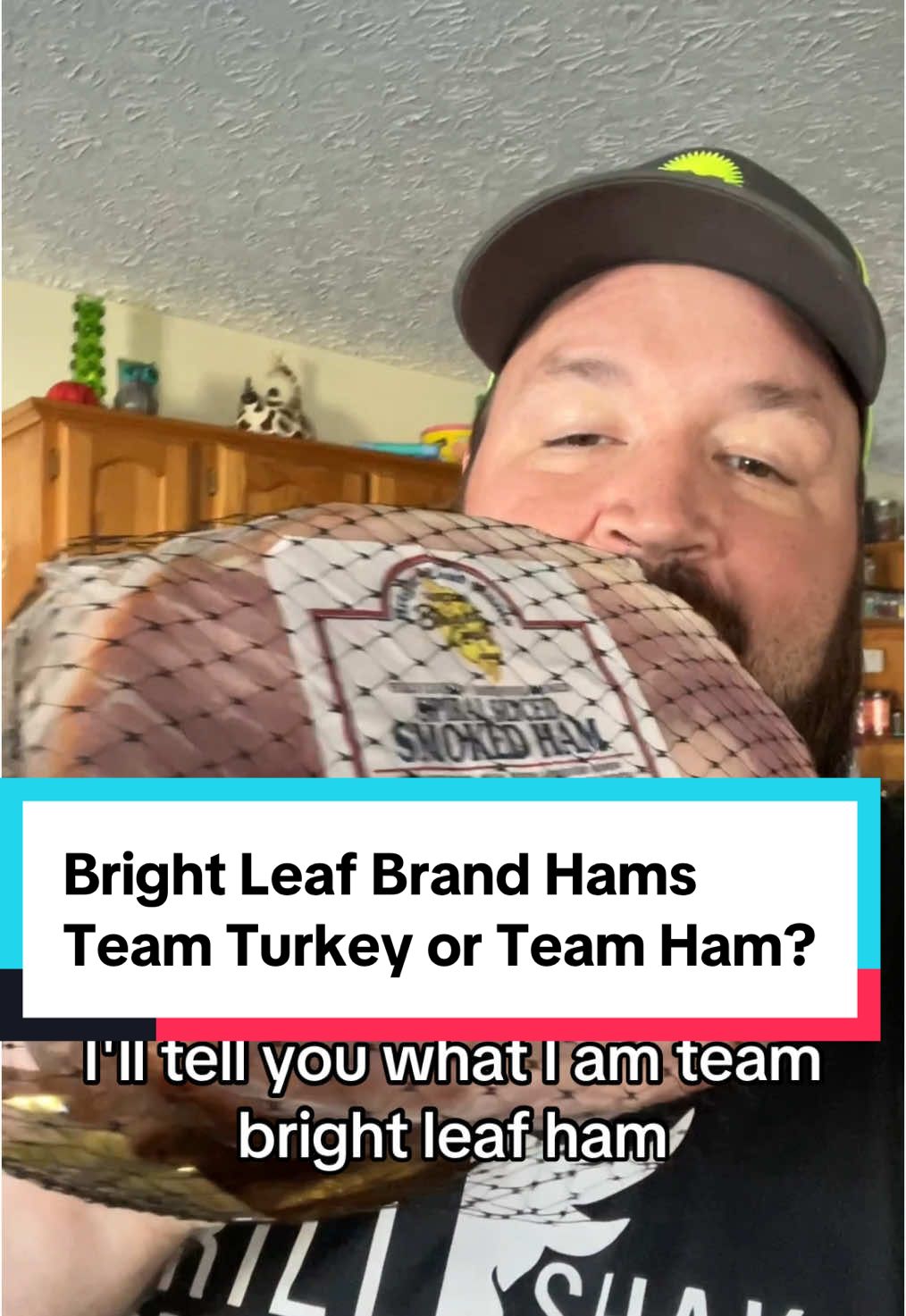 Are you team ham or are you team turkey?? You may all switch to ham with these @brightleafhotdogs hams! Cured in juices and not preservatives! Dude10 saves you ten at carolinapackers.com #thedudenetwork #brightleafhotdogs #teamham #hamorturkey #ham #smokedham #ncbusiness 