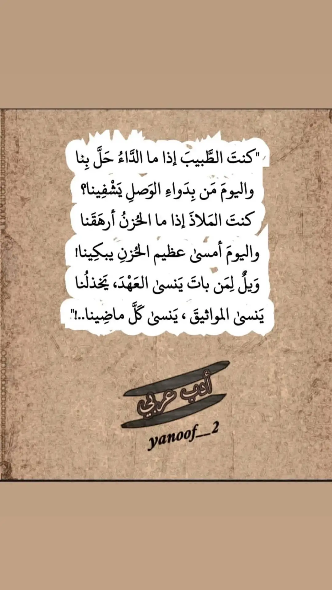 #أبيات_من_الشعر #أدب_عربي #تيك_توك 