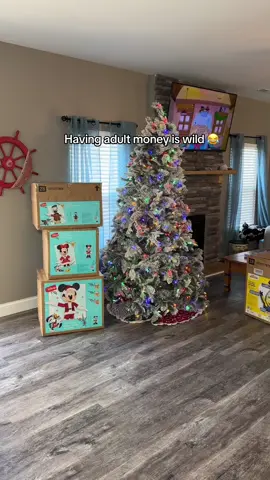 Disney friends  antimatronic from @The Home Depot @Disney #christmas #decorating #marriedlife  #parentsoftiktok 