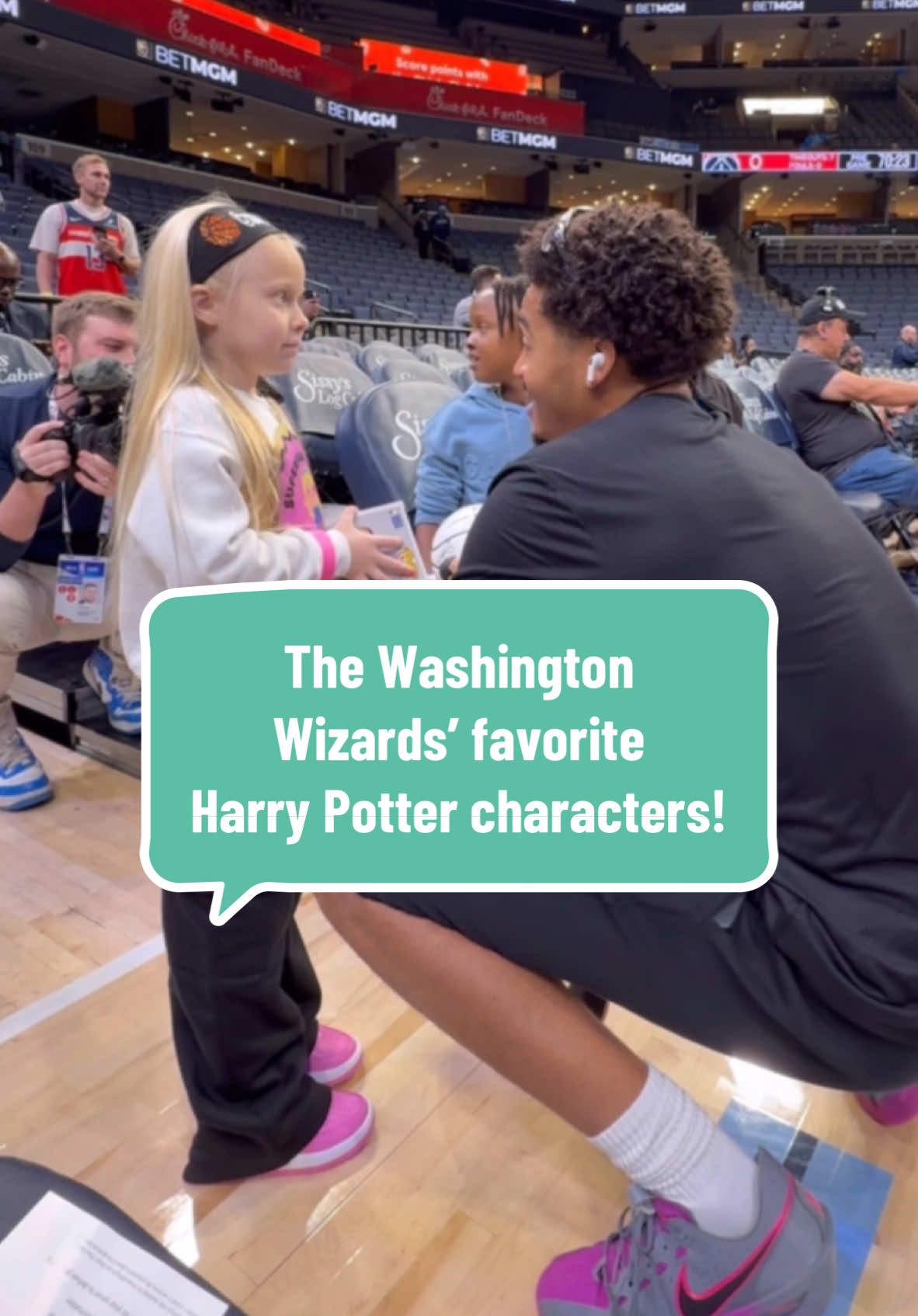 I asked the Washington Wizards who their favorite Harry Potter characters are! @Washington Wizards #wizards #harrypotter #kylekuzma #jordanpoole #jv #movie #NBA #washington 