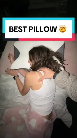 she LOVES this… #pillow #sidesleeper #pillows #sleeping #tiktokshopfinds 
