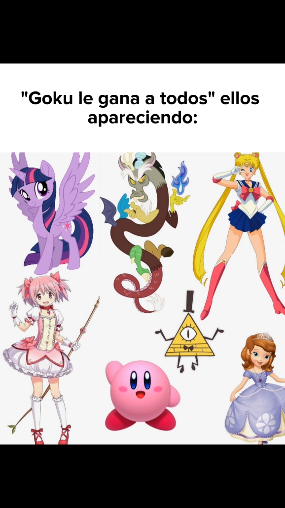 si aunque creo q me faltaron más 👾 #kirby #goku #sailormoon #princesasofia #discord #twilightsparkle #capcut #parati