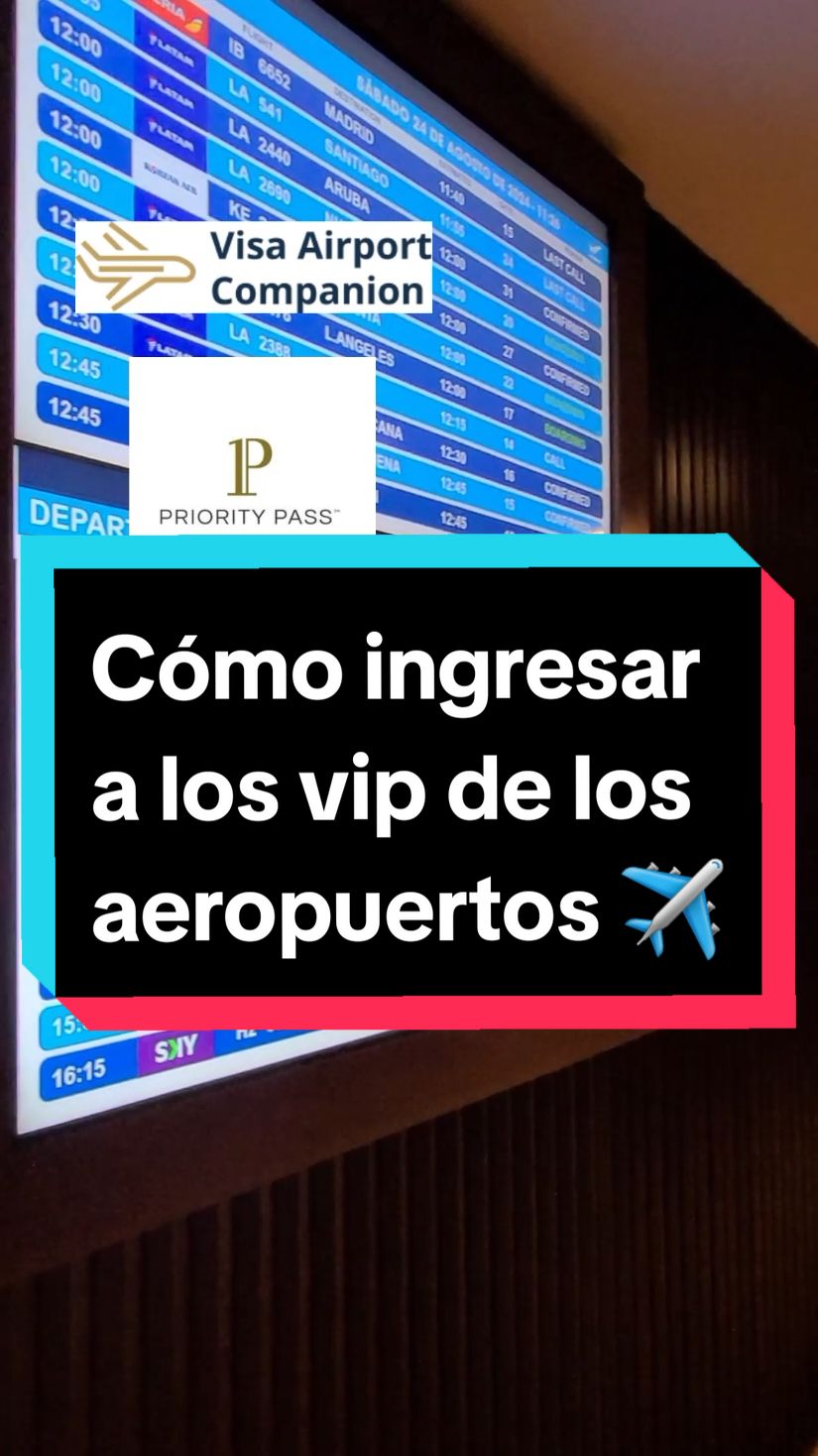 Diferentes formas de ingresar a los salones vip de los aeropuertos 👌🏼 #turismo #vip #aeropuerto #salones #viajar 