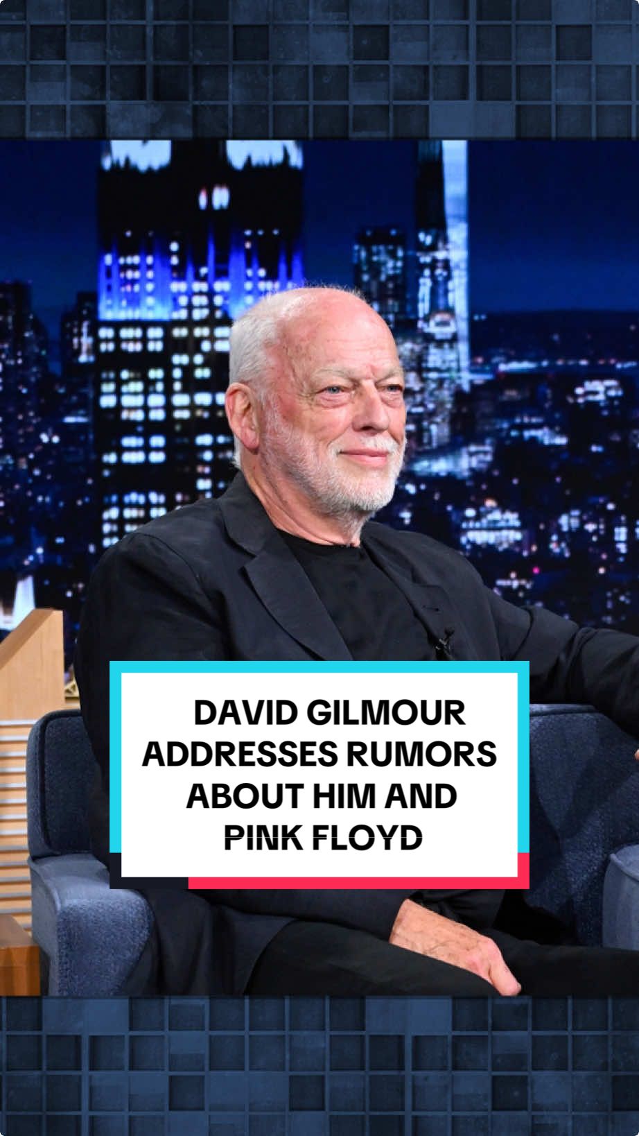 @David Gilmour addresses rumors about him and @Pink Floyd! #FallonTonight #TonightShow #DavidGilmour #PinkFloyd #WishYouWereHere #JimmyFallon 