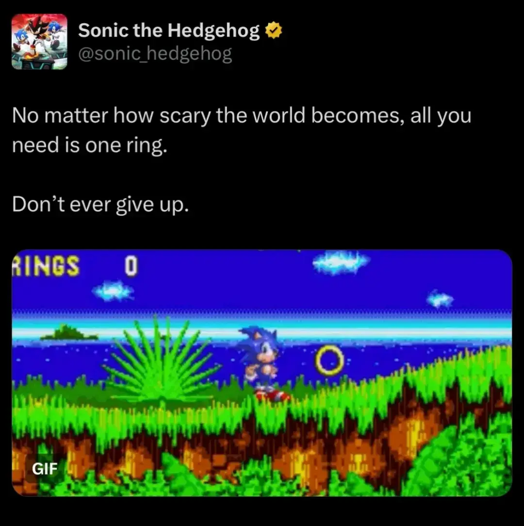 This tweet makes me feel some type of way #sonicthehedgehog #slideshow #twitter #yearofshadow 