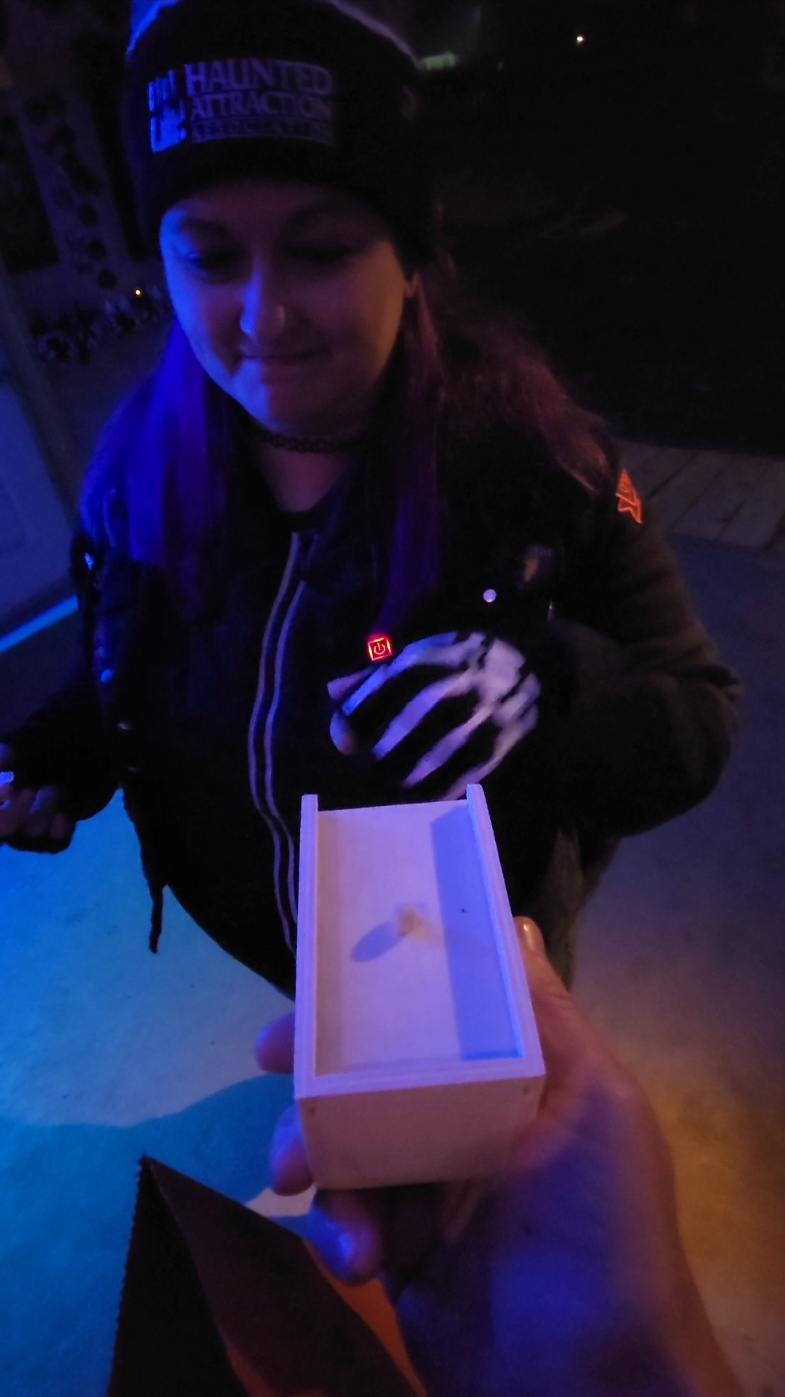 What's in the Box? #hannahauntedacres #spider #jumpscare #scareprank #prank #funny 