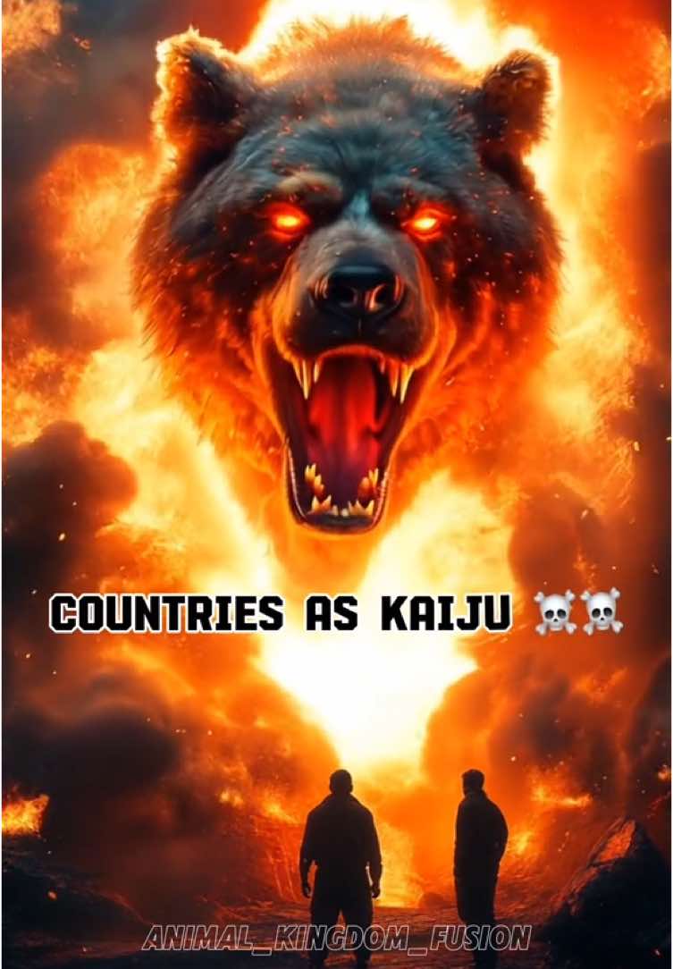 countries as kaiju #countries #animal #hybrid #fyp #kaiju #midjourney #midjourneyai 