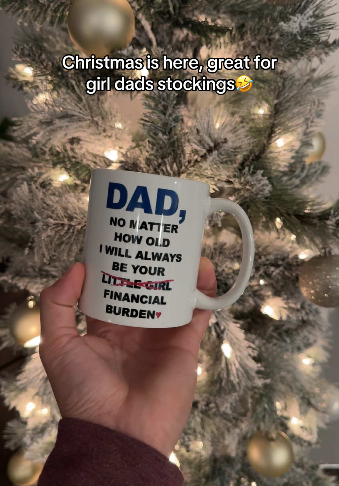 For all the girl dads #christmas #dad #girldad #cup 