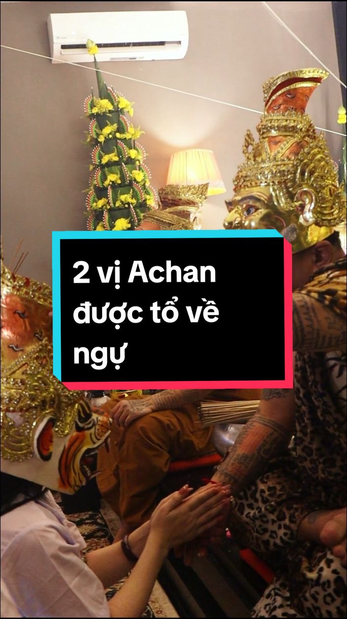 2 vị Achan được tổ về ngự #phongthuyduongthuy #sakyant 