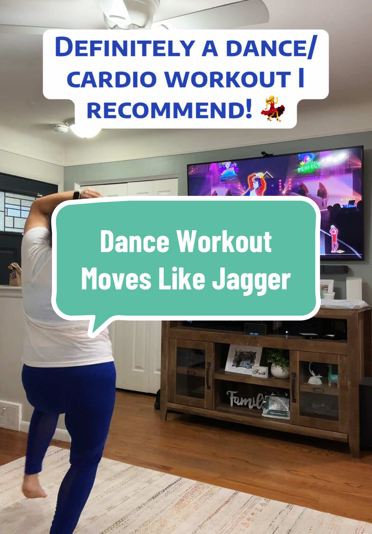 My absolute #1 way to workout! 💃 #dancefitness #danceworkout #workoutmotivation #justdance #weightlossmotivation #athomeworkouts #100lbsdown #plussizeworkouts #creatorsearchinsights 