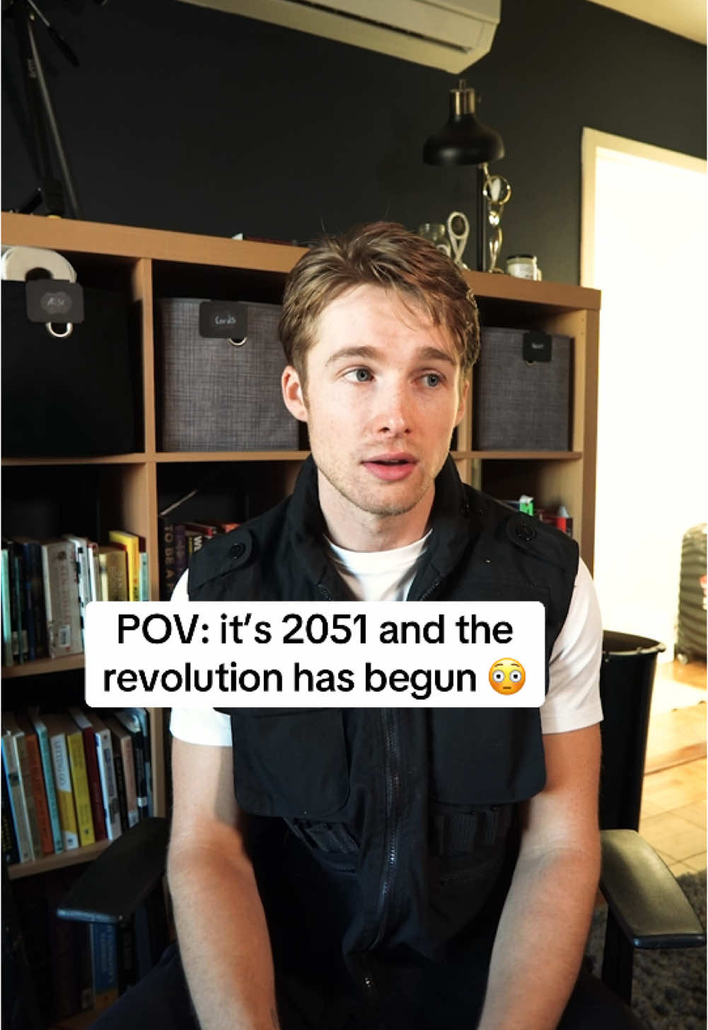 POV: it’s 2051 and the revolution has begun 😳part 2 #scifi #revolution #story 