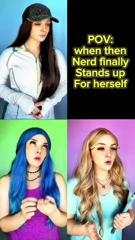 #pov When the nerd stands up for herself #fyp #nerd #populargirl #confidence 