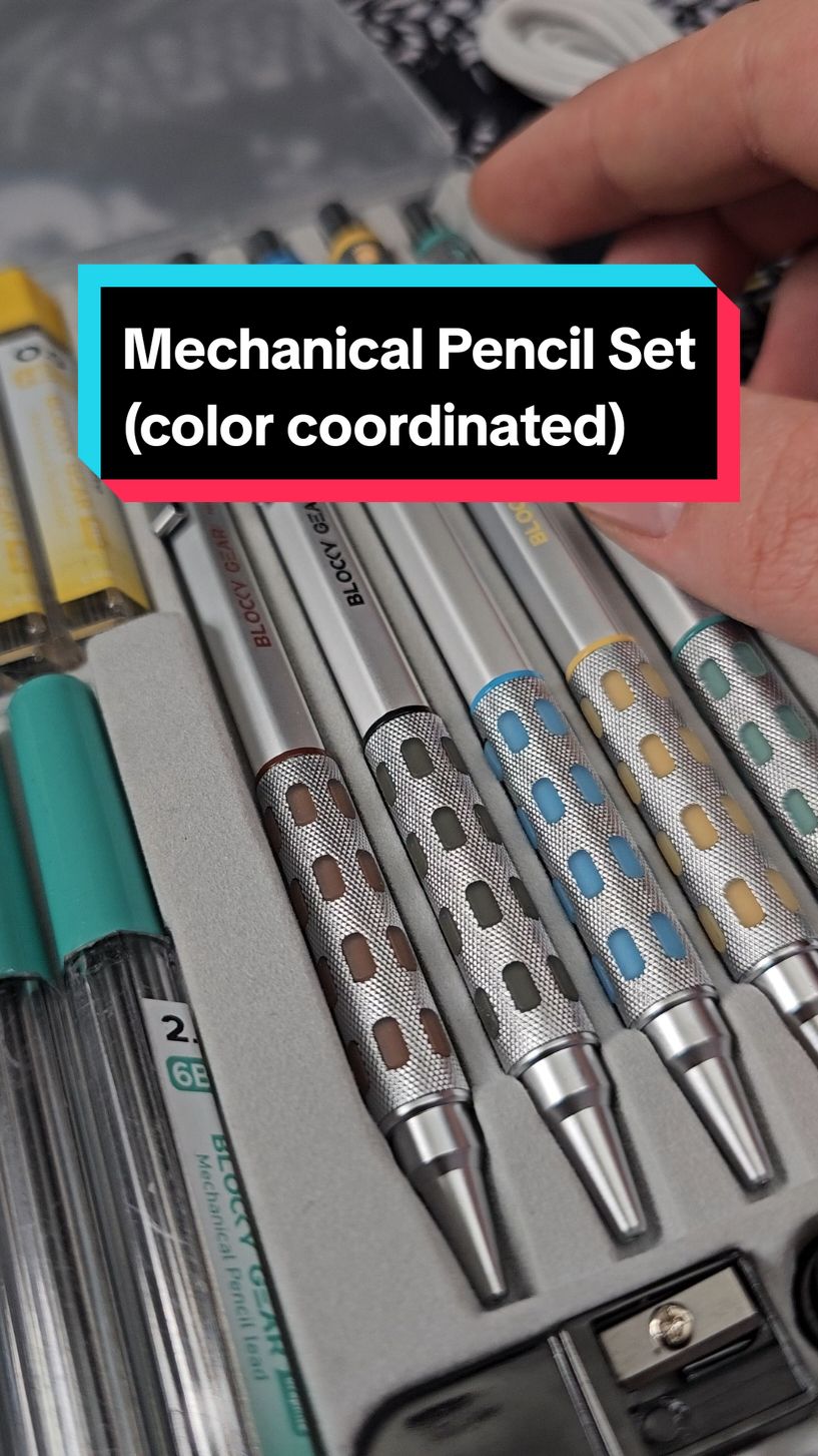 now you just have to look at the color and know what pencil you're working with.  #pencil #drawing #mechanical #mechanicalpencil #art #artist #artistgift #giftidea #artistgift #treasurefinds #catdaysoftiktok #partywithpopilush #crocssuperbrandday  #TikTokShopBlackFriday #TikTokShopCyberMonday  #TikTokShopHolidayHaul #blackfridayearlydeals #spotlightfinds #blackfridaydeals #blackfriday  #makecozyhomeaffordable #creatorboostcamp  #falloutfits #beautifulyou #earthtone #elevateyourhome 