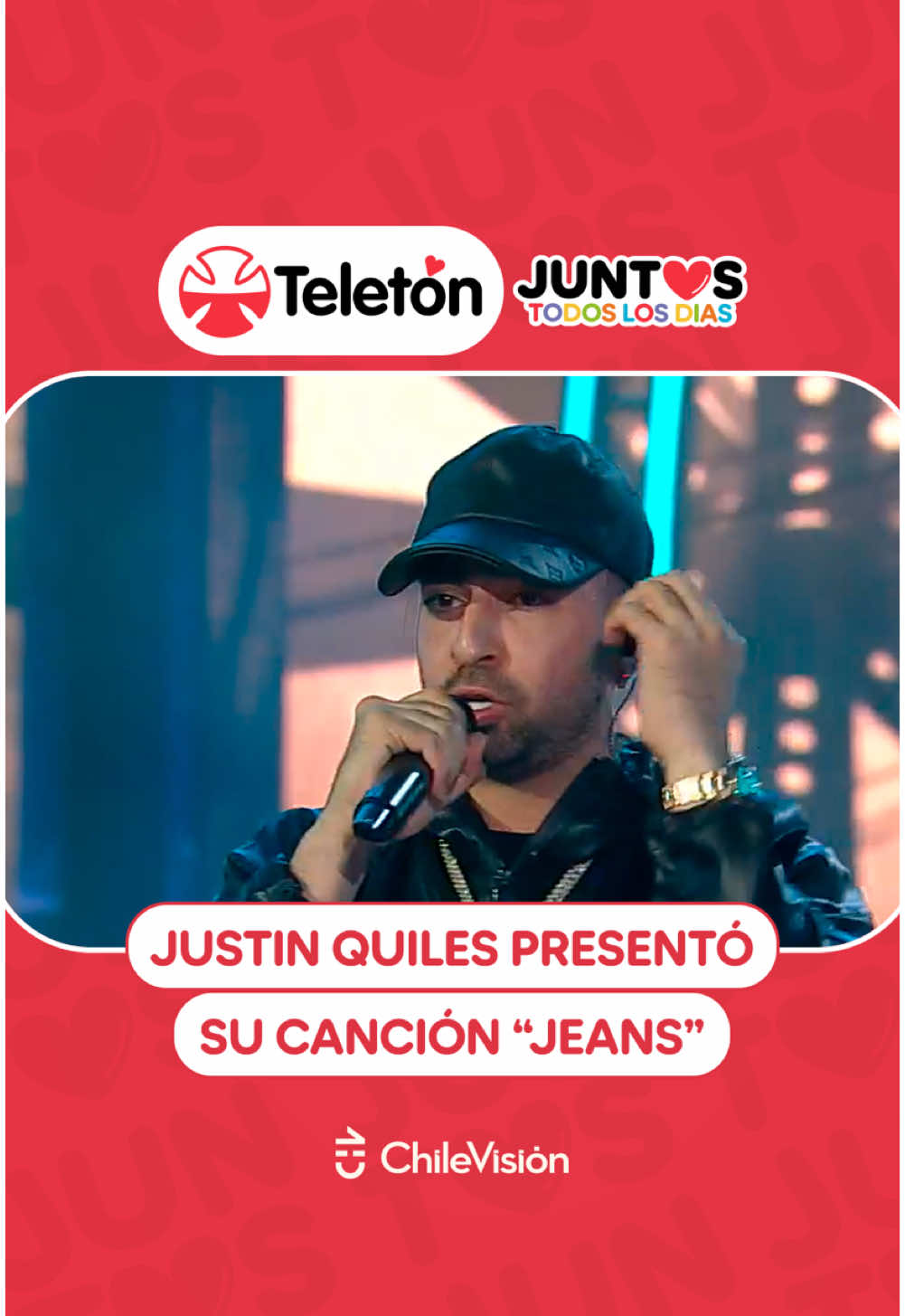 🔥 Justin Quiles encendió la Quinta Vergara para este cierre de la Teletón 2024 donde interpretó uno de sus temas más reconocidos “Jeans”. 🏦 Recuerda que puedes hacer tu aporte voluntario a la cuenta 24.500-03 de Banco de Chile. #JuntosTodosLosDías #Teletón2024