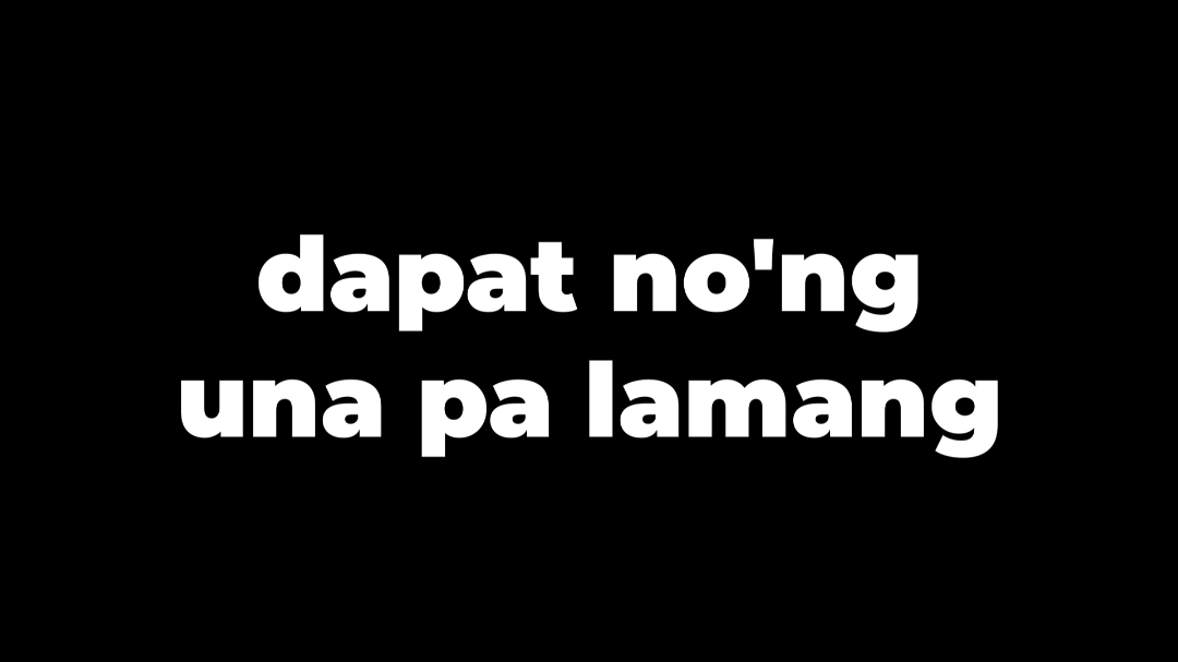 hindi tayo pwede #overlay #lyrics 