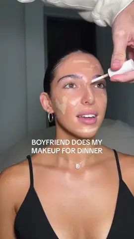 unfortunately its been a while since hes practiced 😭😭😭 #boyfrienddoesmymakeup #bfdoesmymakeup #boyfriendchallenge #grwm 