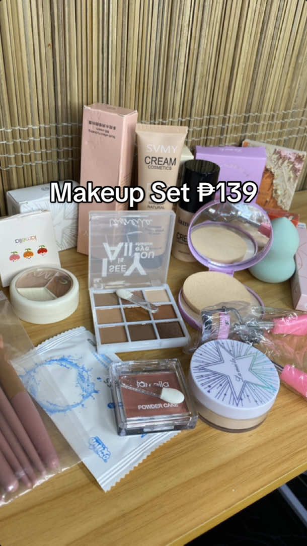 Get all 12-22pcs Make Up Cosmetic Set #SpringBeautyph   #cosmeticset #makeupset #18pcssetcosmetic #12pcssetmakeup #22pcssetmakeup #affordablemakeup 