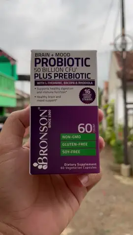 ORIGINAL MADE IN USA BRONSON PROBIOTIC PLUS PREBIOTIC 50 BILLION #bronsonprobiotic #probioticmoodbrain #suplemenkesehatan 