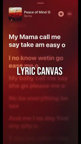 Through this track, Rema opens up about the haunting thoughts and battles he’s faced, making it a relatable anthem for those yearning for tranquility in turbulent times.  #afrobeats #peaceofmind #rema #lyriccanvas 