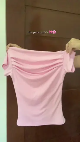 when u love pink 🥹🎀 #vxnamira #pinktop #pink #asymmetricaltop #vxn 