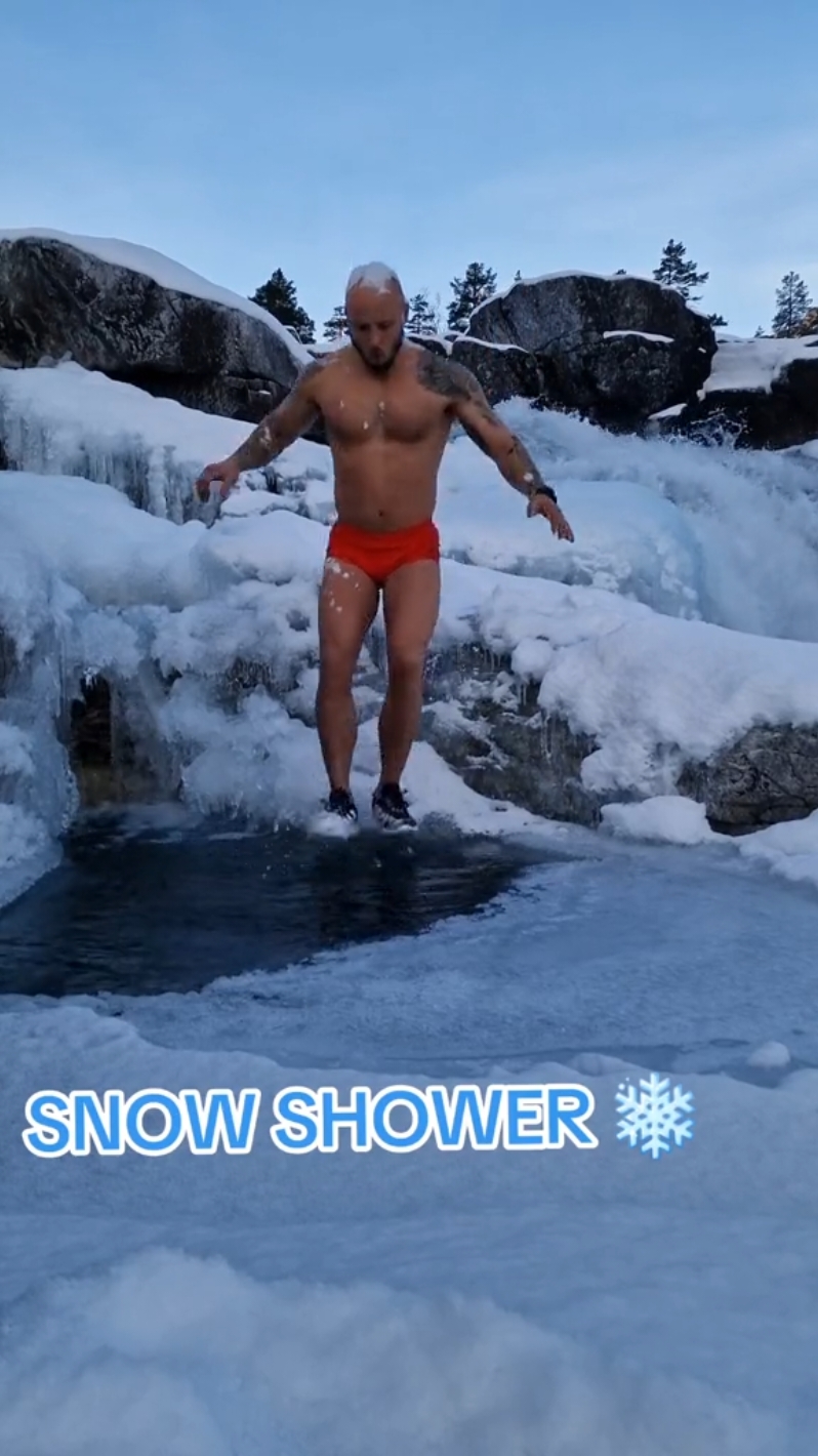 Siema Hejo EKIPO 💪🐻☃️❄️🧊 #morsowanie #iceswimming #iceman #icebath #cold 