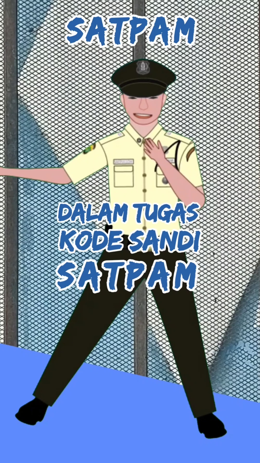 KODE SANDI TUGAS PAK SATPAM #fypシ゚viral #seragamsatpam #gadapratama #satpamindonesia #polri 