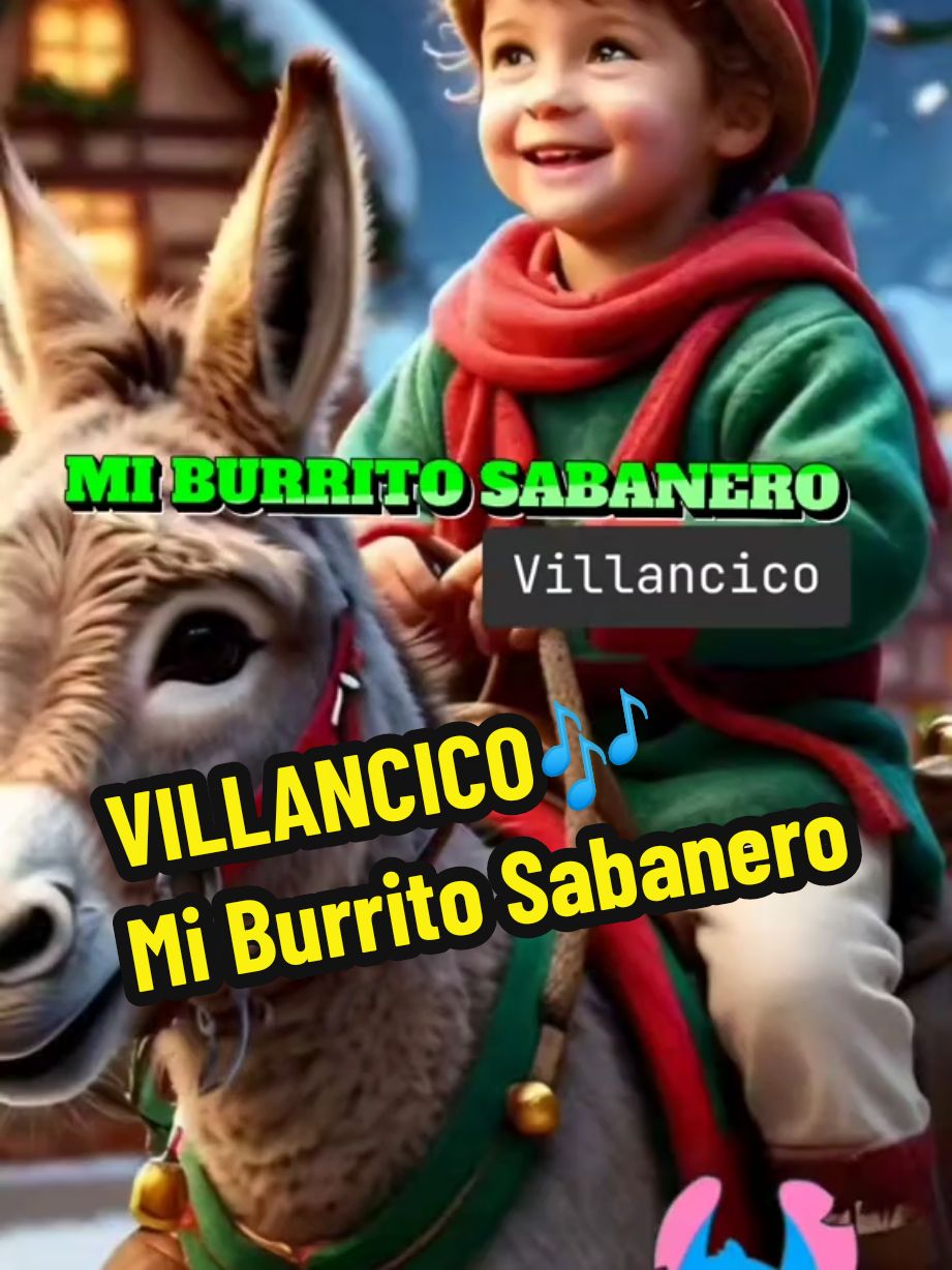 Mi burrito sabanero🎶 #villancicos #miburritosabanero #navidad 